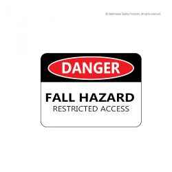 Danger- Fall Hazard Signage