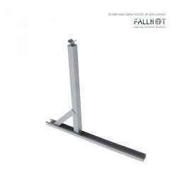 Single Guardrail Post Kit with Walkway Support