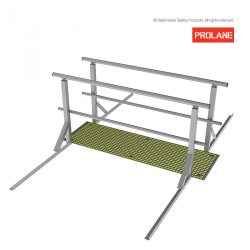 MLS304: 2.0M Ladder Head Access Fibre Walkway/Guardrail Kit