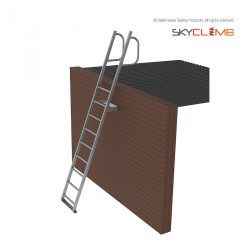 Mini Access Ladder with Angled Handrails