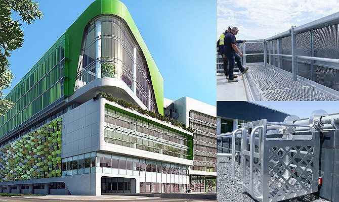 Perth Children's Hospital facade access systems