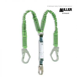 miller stretchable twin lanyard with scaffhooks LD18SEC2.0