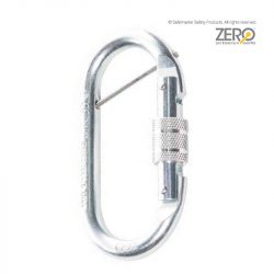 screw gate oval karabiner with captive pin